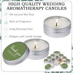 Lavender Scented Thank You Candles - 50 Pack