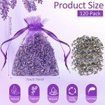 Lavender Sachet Favor Bags for Weddings - 120 Pack