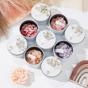 Elegant Scented Candle Set for Bridesmaids Gifts