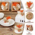 24 Pack Scented Soap Favors with Dried Flowers
