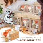 24 Pack Scented Soap Favors with Dried Flowers