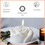 Bulk White Rose Petal Soy Wax Candles