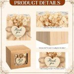 50 Rustic Wedding Candle Favors with Holders