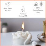 Bulk White Rose Petal Soy Wax Candles