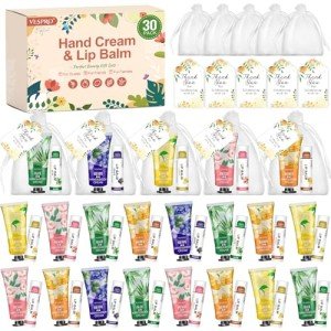 30 Sets Hand Lotion & Lip Balm Wedding Favors