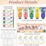30 Sets Hand Lotion & Lip Balm Wedding Favors