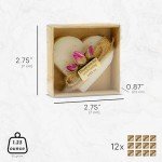 Heart-Shaped Soaps: 12-Pack Bridal Shower Favors