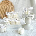 Elegant Scented Bubble Candles Wedding Favors Set