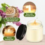 Mini Mason Jar Candles Favors - 72 Pcs Set