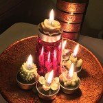 18 Piece Succulent Cactus Scented Candle Set