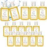 Golden Flower Mini Hand Sanitizers - Wedding Favors