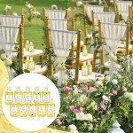 Golden Flower Mini Hand Sanitizers - Wedding Favors