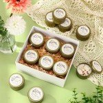 20 Pack Flower Scented Wedding Candle Favors