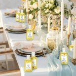 Golden Flower Mini Hand Sanitizers - Wedding Favors