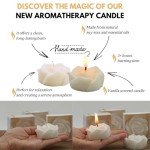 Vanilla Scented White Rose Soy Wax Candle Favors