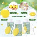 Lemon Soap Wedding Favours with Organza Bags