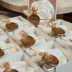 Vanilla Scented White Rose Soy Wax Candle Favors