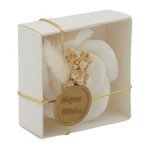 Vanilla Scented White Rose Soy Wax Candle Favors