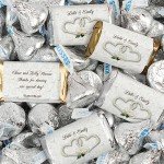 Personalized Mini Candy Wedding Favors - 128 Pcs