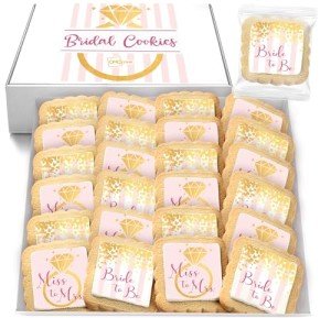 Individually Wrapped Luxury Bridal Shower Cookies