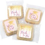 Individually Wrapped Luxury Bridal Shower Cookies
