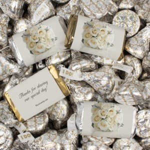 Floral Chocolate Assortment Wedding Favors - 113 Pcs