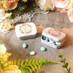 24 Wedding Mint Tins - Elegant Favors Set