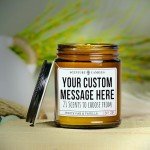 Personalized Custom Candle - Unique Scented Favors