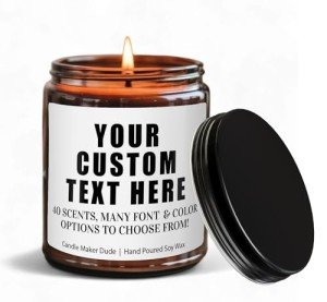 Personalized Soy Wax Candle for Special Occasions