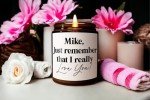 Personalized Soy Wax Candle for Special Occasions