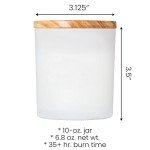 Custom Vanilla & Cinnamon Wedding Candle Favors