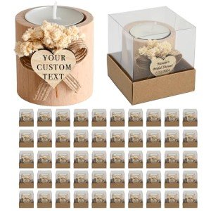 Personalized Candle Holders - Elegant Wedding Favors
