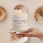 Lavender Soy Candle Wedding Favor for Couples