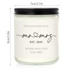 Lavender Soy Candle Wedding Favor for Couples