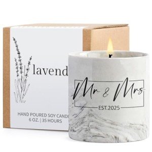 Mr and Mrs Candle - Perfect Newlywed Gift