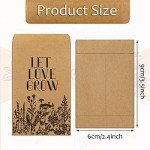 150 Wedding Favor Seed Packets - Let Love Grow