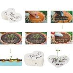 Heart-Shaped Plantable Wildflower Wedding Favors (Set of 50)