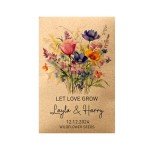 Personalized Wildflower Seed Packets for Weddings