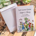 Personalized Wildflower Seed Packets for Weddings