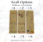 Personalized Wildflower Seed Packets for Weddings