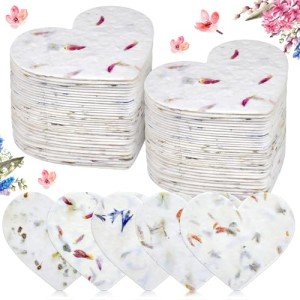 Handmade Seed Paper Wildflower Tags for Weddings