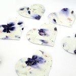 Purple Heart Seed Paper for Weddings & Celebrations