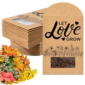 Let Love Grow Seed Packets - 50 Pack Favors