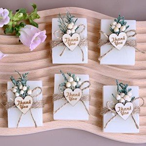 Elegant Handmade Scented Soap Wedding Favors Set
