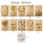 Custom Eco-Friendly Wildflower Seed Packets for Weddings