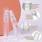 60PCS Mini Clear Spray Bottles for Wedding Favors