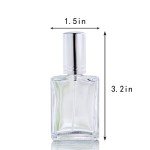 Elegant Refillable Glass Spray Bottles Set