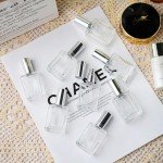 Elegant Refillable Glass Spray Bottles Set