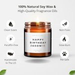 Personalized All-Natural Soy Candle for Weddings