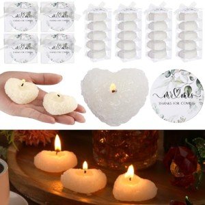 Heart Shaped Scented Candles for Weddings & Showers